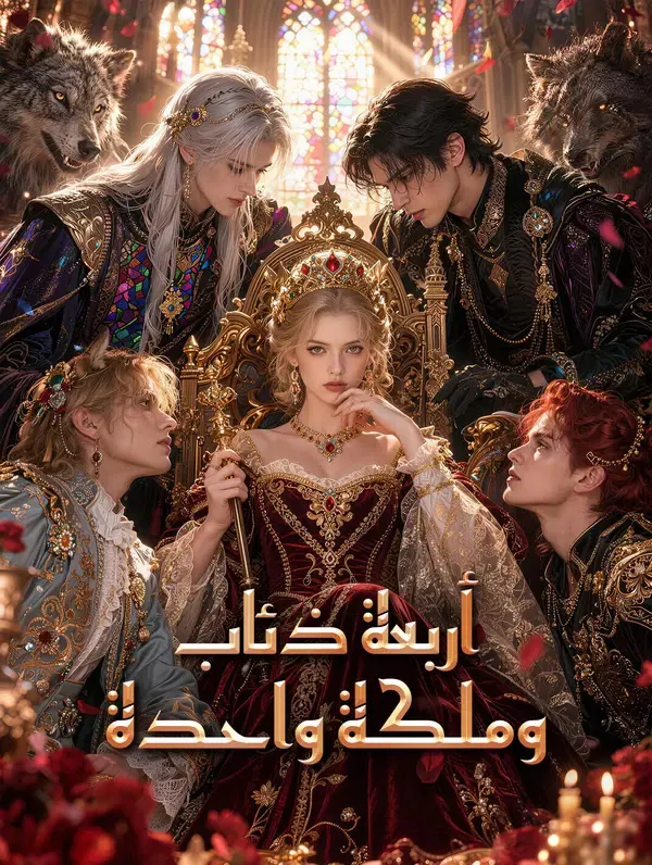 ملصق مسلسل أربعة ذئاب وملكة واحدة من الصين