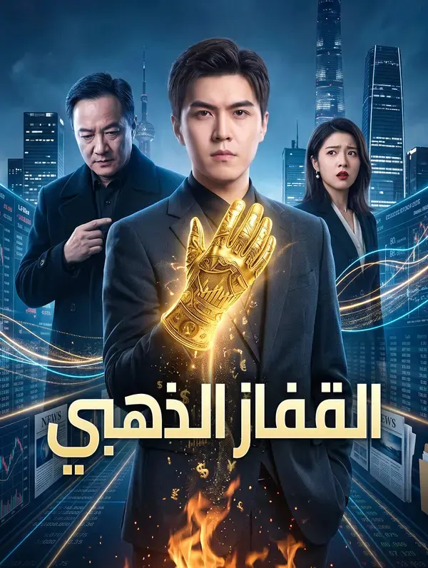 ملصق مسلسل القفاز الذهبي من الصين