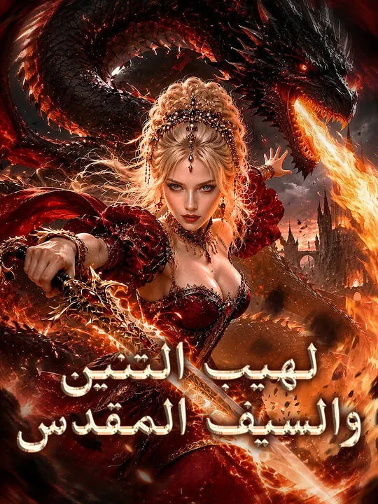 ملصق مسلسل لهيب التنين والسيف المقدس من الصين