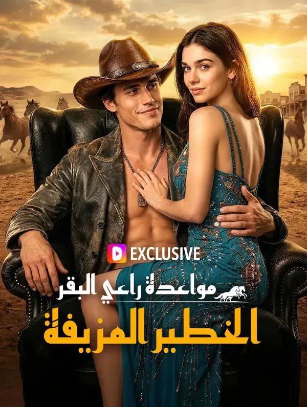 ملصق مسلسل مواعدة راعي البقر الخطير المزيفة