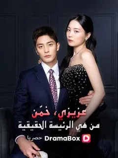 ملصق مسلسل عزيزي، خمّن من هي الرئيسة الحقيقية من الصين