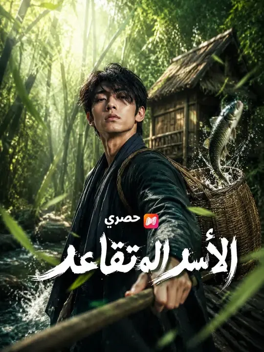 ملصق مسلسل الأسد المتقاعد من الصين