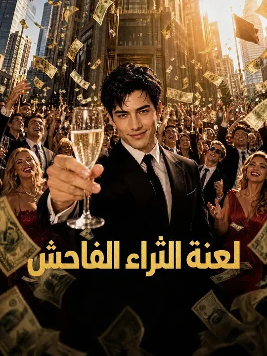ملصق مسلسل لعنة الثراء الفاحش من الصين