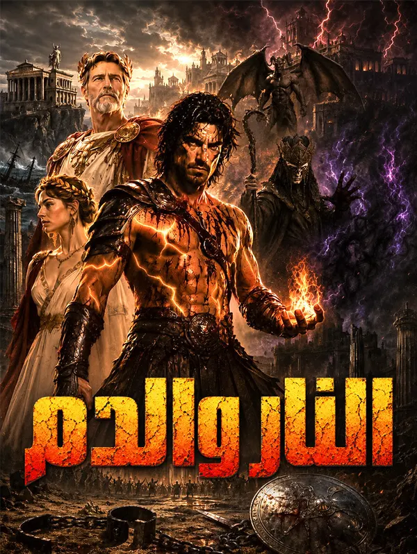 ملصق مسلسل النار والدم من الصين