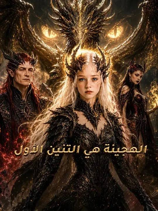 ملصق مسلسل الهجينة هي التنين الأول من الصين