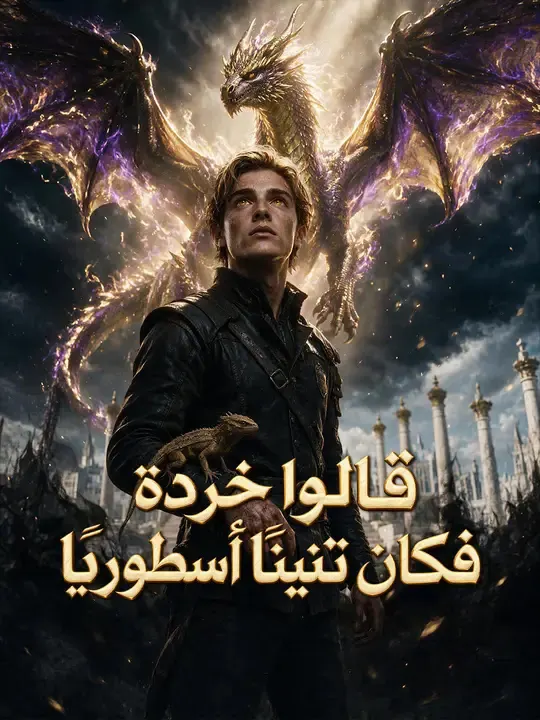 ملصق مسلسل قالوا خردة، فكان تنيناً أسطورياً من الصين