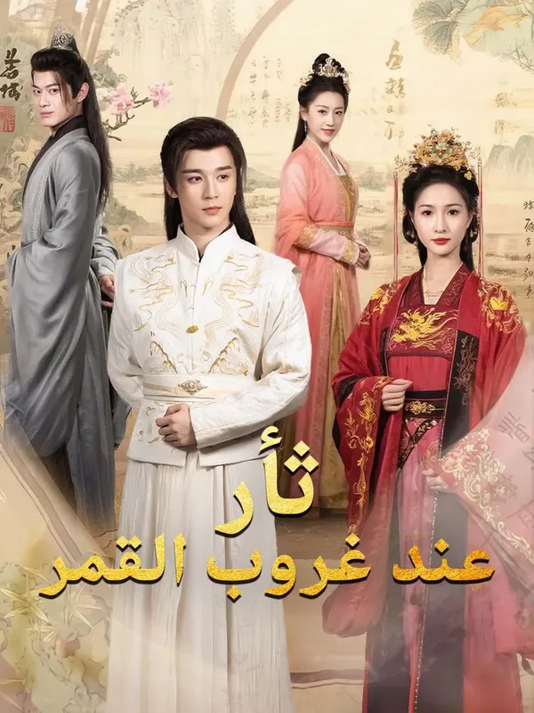 ملصق مسلسل ثأر عند غروب القمر من الصين