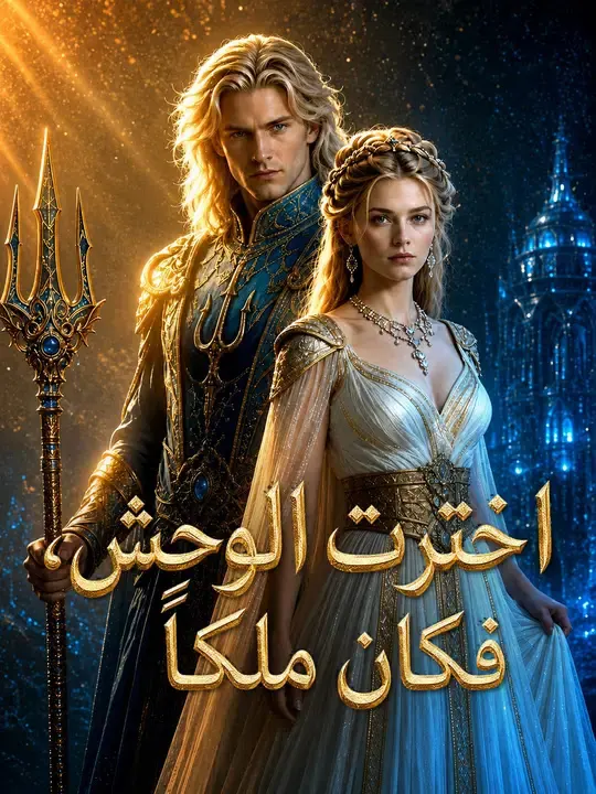 ملصق مسلسل اخترت الوحش، فكان ملكاً من الصين