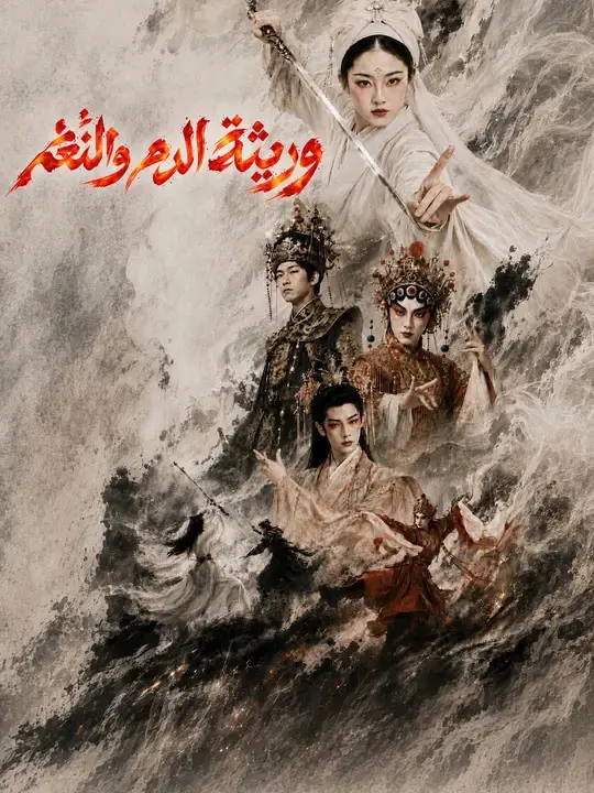 ملصق مسلسل وريثة الدم والنغم من الصين