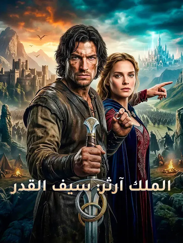 ملصق مسلسل الملك آرثر: سيف القدر