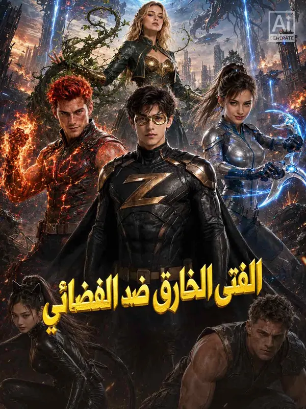 ملصق مسلسل الفتى الخارق ضد الفضائي من الصين