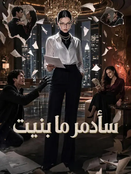 ملصق مسلسل سأدمر ما بنيت من الصين