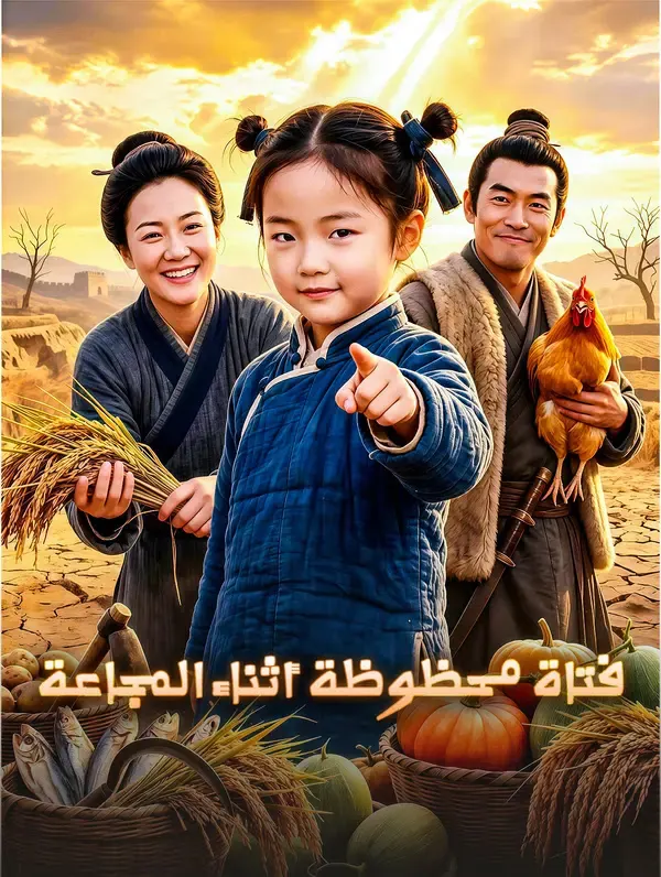 ملصق مسلسل فتاة محظوظة أثناء المجاعة من الصين