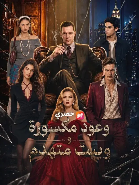ملصق مسلسل وعود مكسورة وبيتمتهدم من الصين