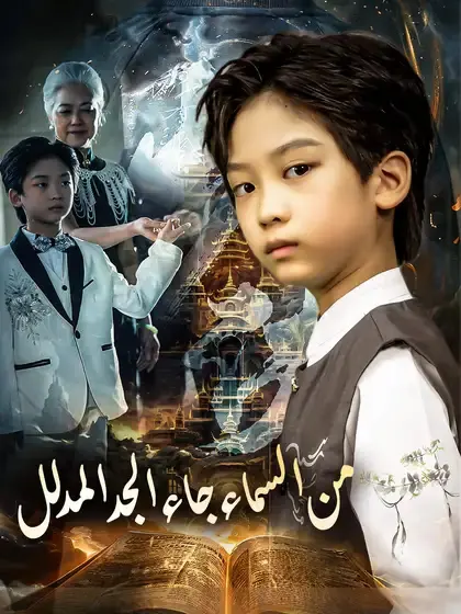 ملصق مسلسل من السماء جاء الجد المدلل من الصين