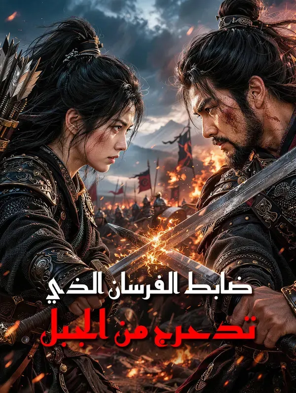 ملصق مسلسل ضابط الفرسان الذي تدحرج من الجبل من الصين